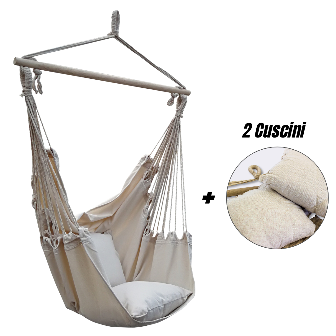 Amaca Sospesa + 2 Cuscini