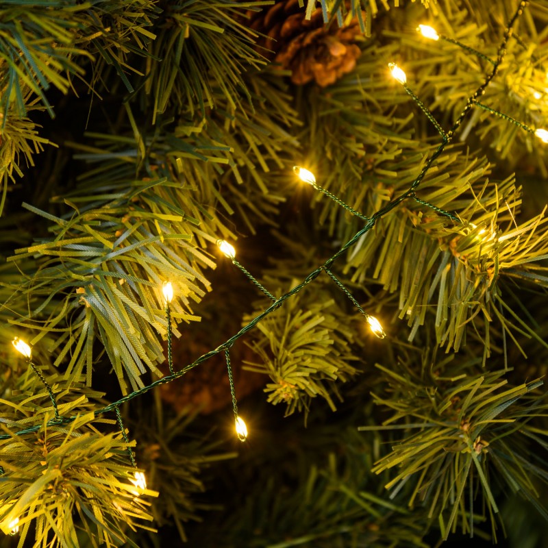 Luci di Natale bianco caldo Lotti 20 mt