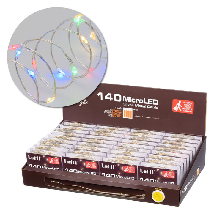 Luci LED multicolor a batteria Lotti