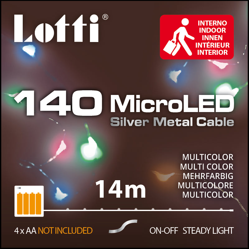 Luci LED multicolor a batteria Lotti