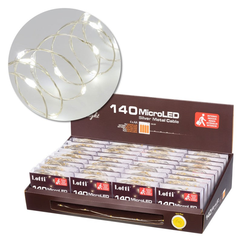 Luci di Natale a batteria Lotti Bianco Freddo