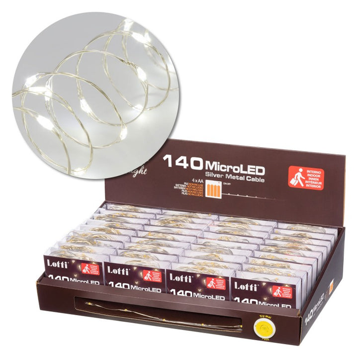 Luci di Natale a batteria Lotti Bianco Freddo