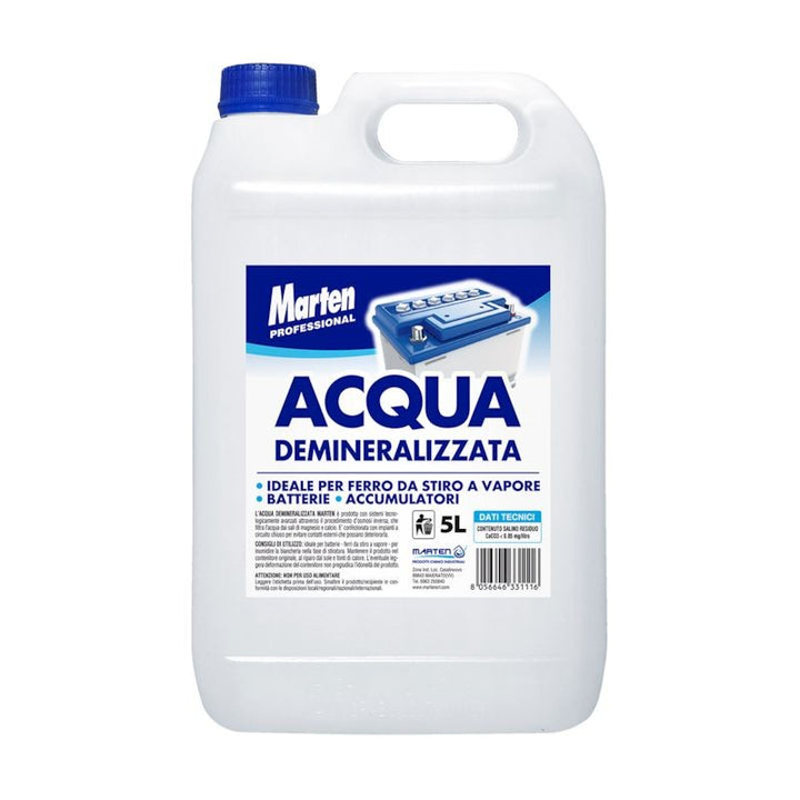 Acqua demineralizzata 5000 ml Marten