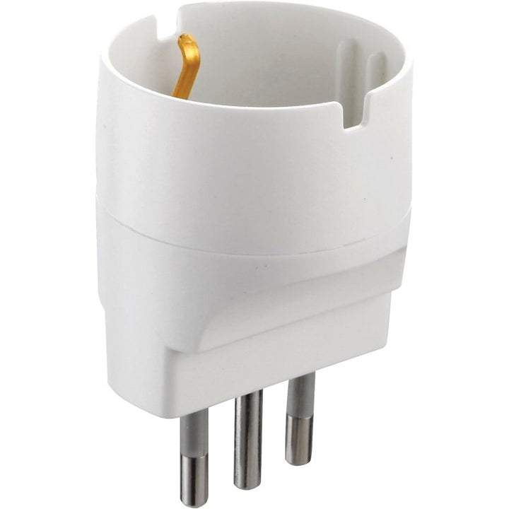 Adattatore Schuko 16A Bianco