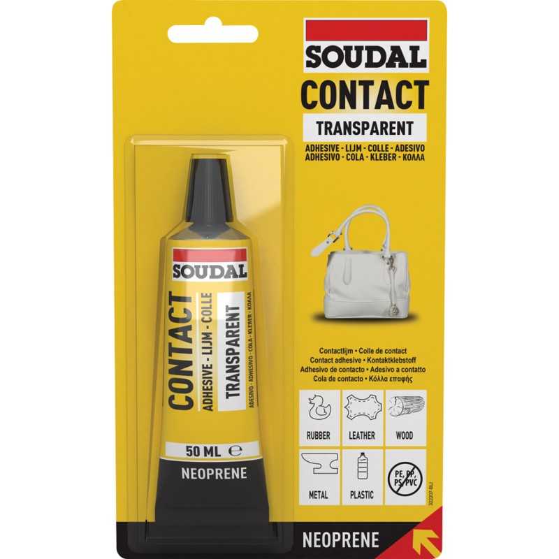 Adesivo Contact Trasp. 125gr|Soudal