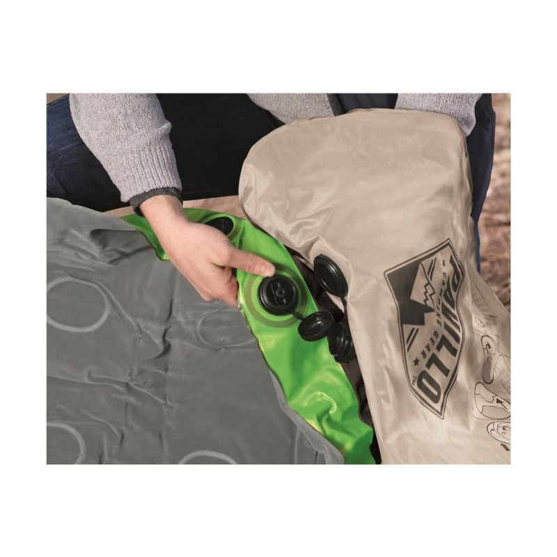 Airbed roll e relax grigio/arancione