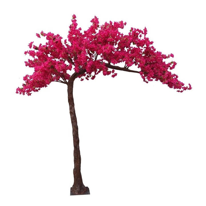 Albero Artificiale Bouganville Fucsia In Pvc