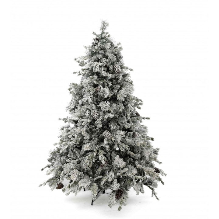 Albero di Natale innevato con pigne Big Sky | Xone
