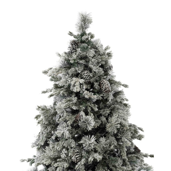 Albero di Natale innevato con pigne Big Sky | Xone