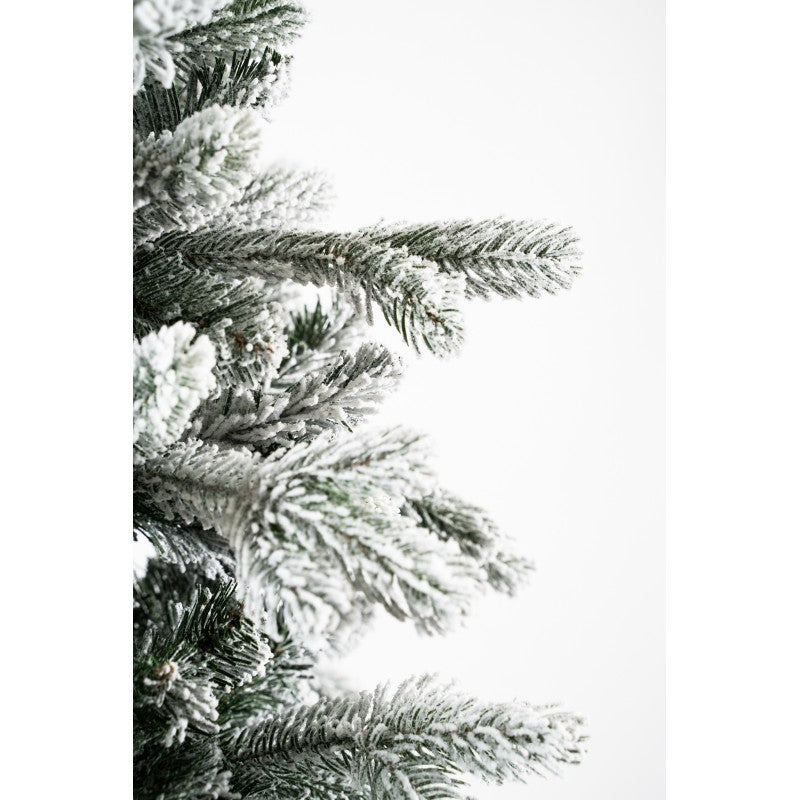 Albero di Natale slim innevato Cervino | Xone
