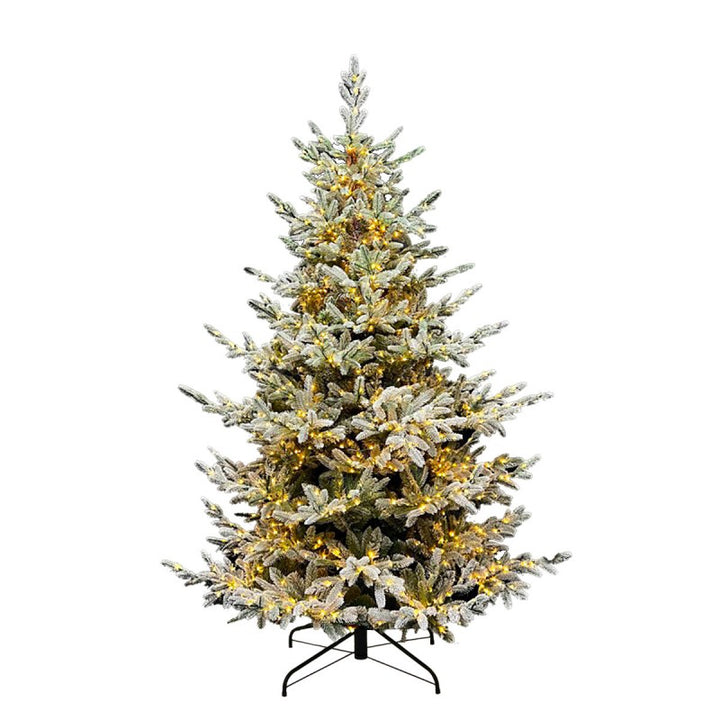 Albero di Natale innevato con luci led Nicolai | Xone