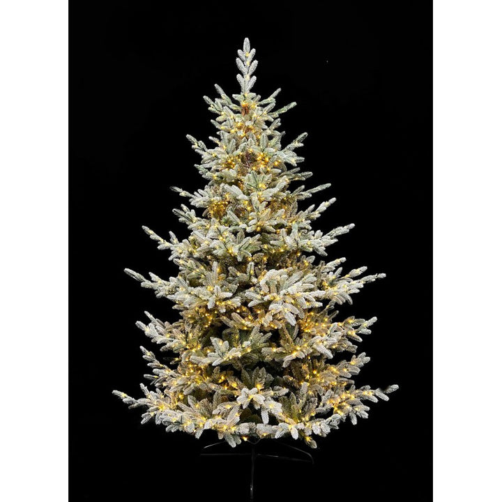 Albero di Natale innevato con luci led Nicolai | Xone