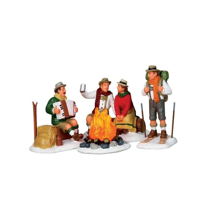 Alpini vicino al fuoco set 4 - Lemax