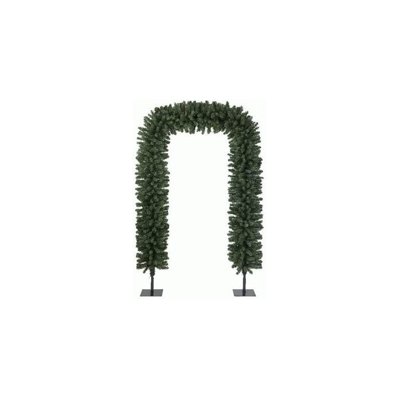 Arco natalizio imperiale per interni verde