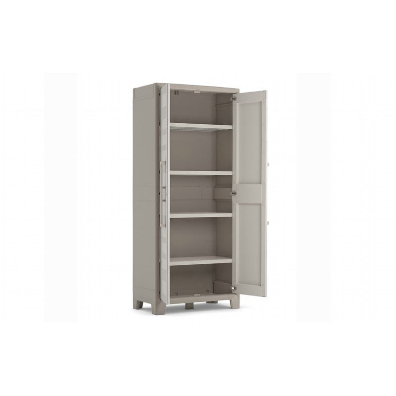 Armadio Alto Gulliver con ripiani Beige | Keter