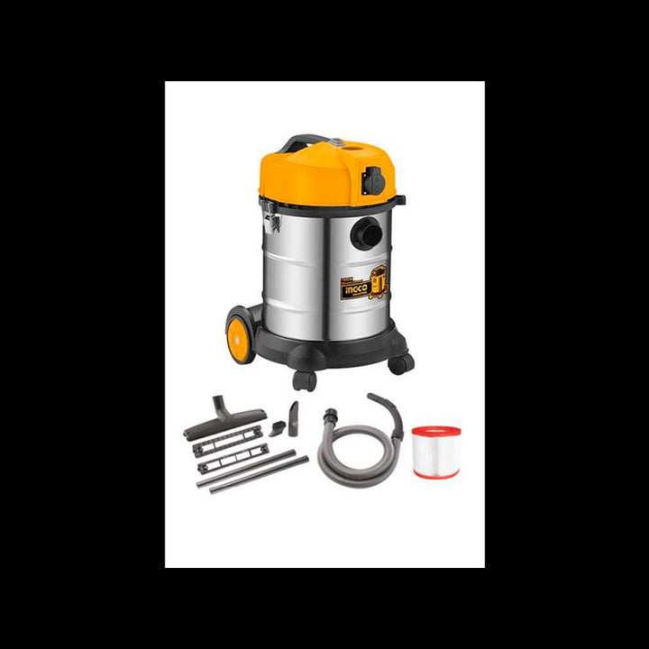 Aspirapolvere-liquidi inox 1200w