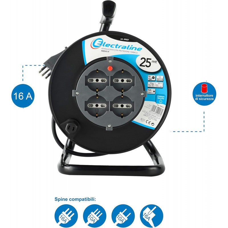 Avvolgicavo Brico 3x1,5 - 25mt