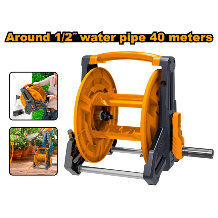 Avvolgitubo per acqua 40 m da 1/2" INGCO