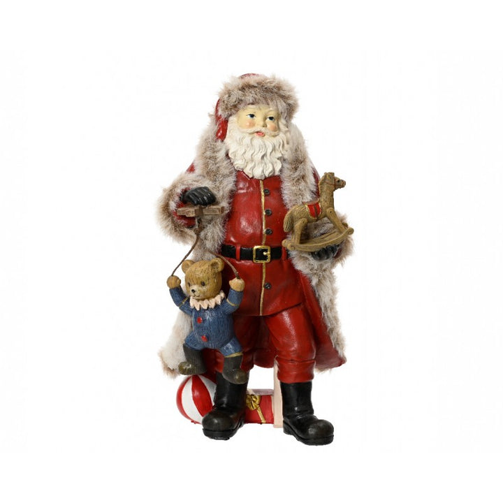Babbo Natale con orso Kaemingk