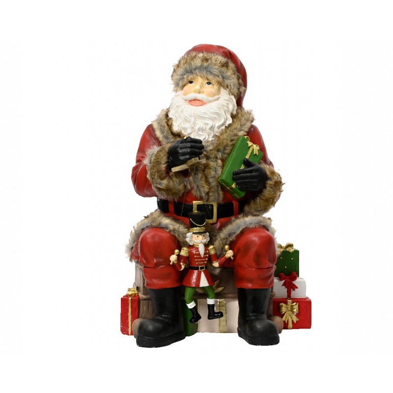 Babbo Natale Seduto 47x53x80cm