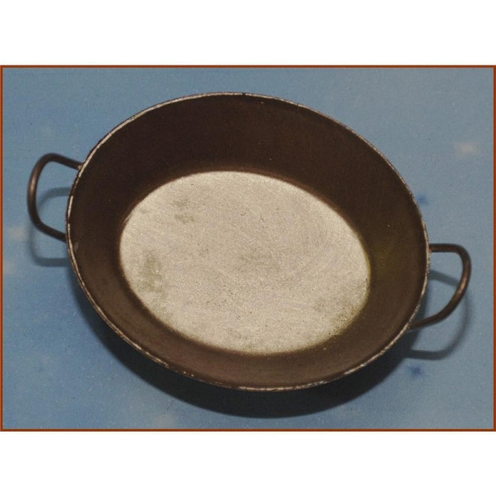 Bacinella ferro invecchiato 4 cm per presepe Rossi Rosa