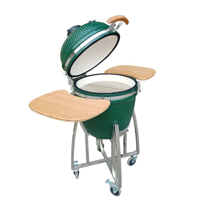 Barbecue Green Kamado by chef Schingaro