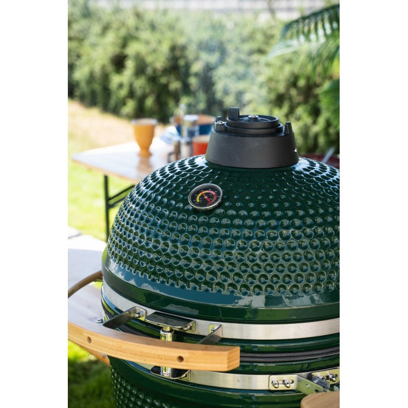 Barbecue Green Kamado by chef Schingaro
