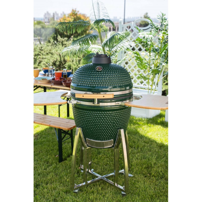Barbecue Green Kamado by chef Schingaro
