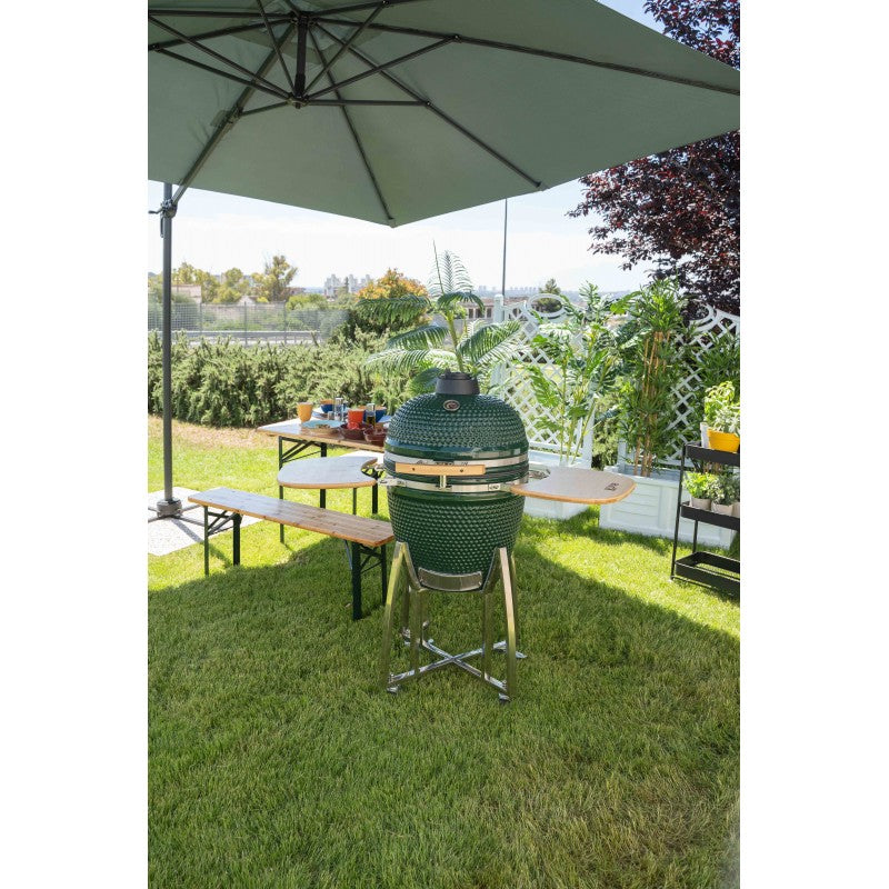 Barbecue Green Kamado by chef Schingaro