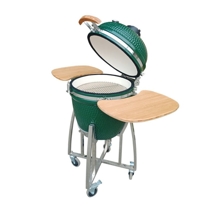 Barbecue Green Kamado by chef Schingaro