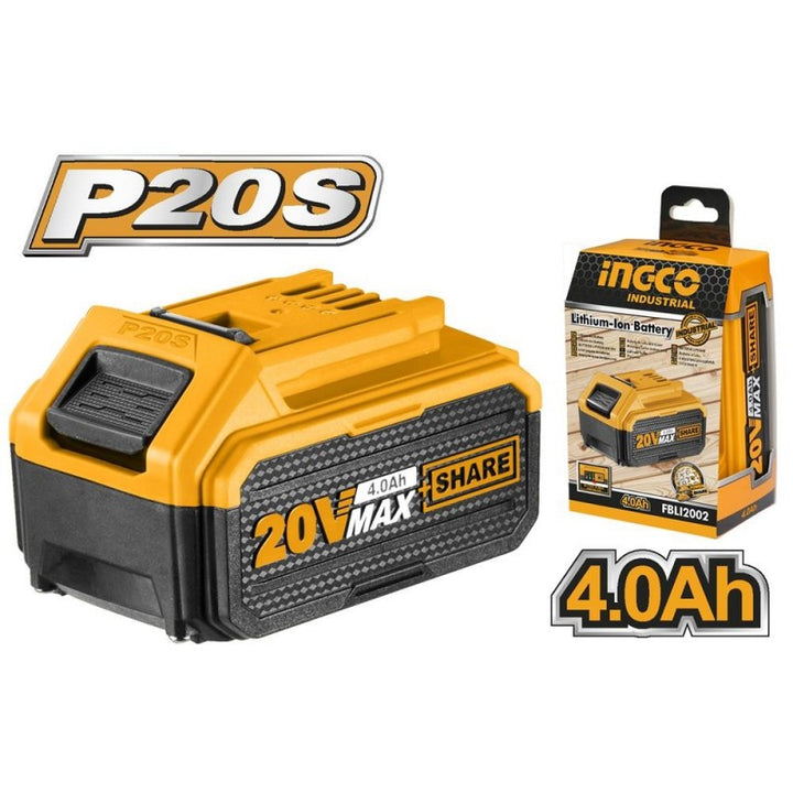 Batteria a litio Ingco 20V 4ah
