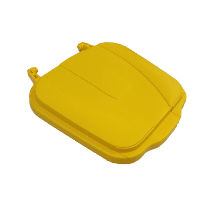 Coperchio bidone carrellato Giallo 100 Lt