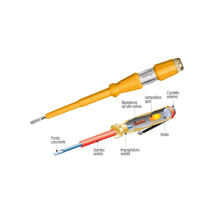 Cacciavite cercafase Ingco 190 mm