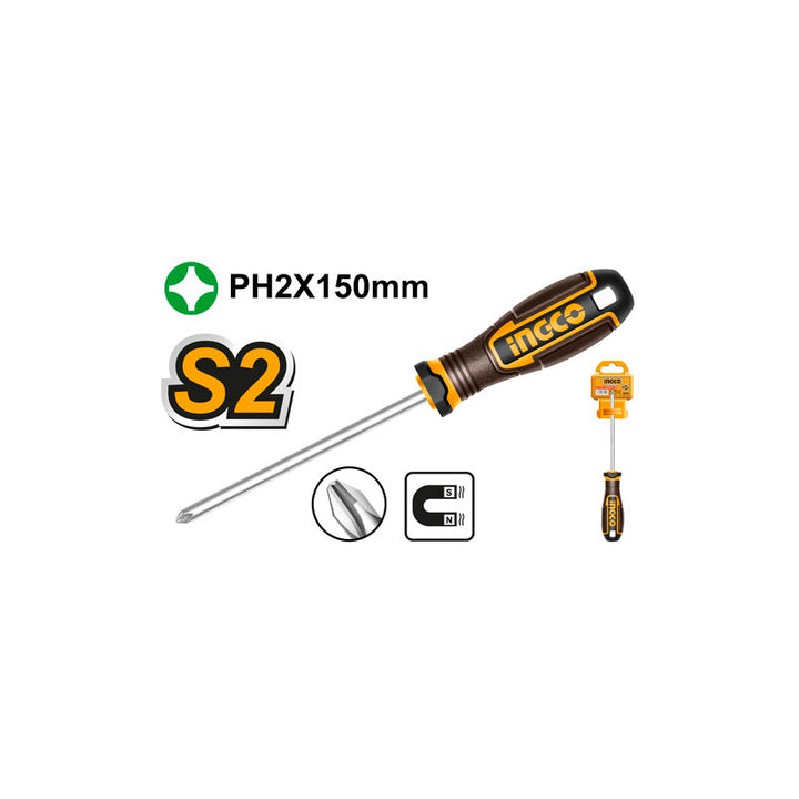 Cacciavite Phillips 6x150mm Ph2 Magnetico