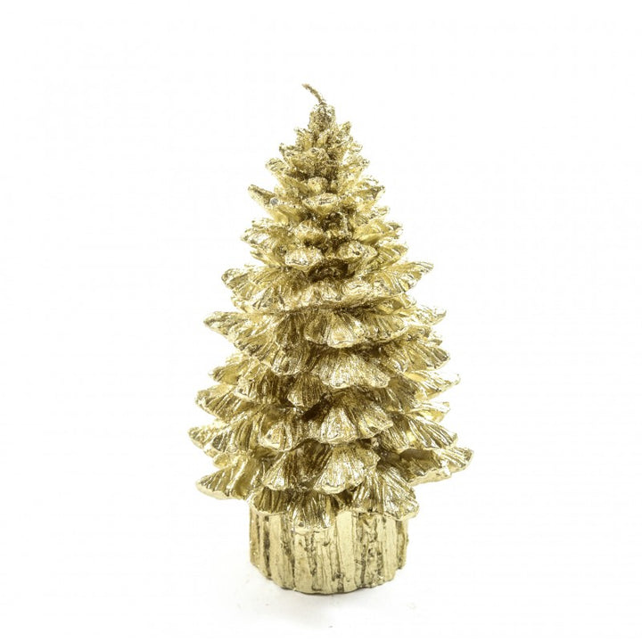 Candela Albero Natalizio Oro H18cm