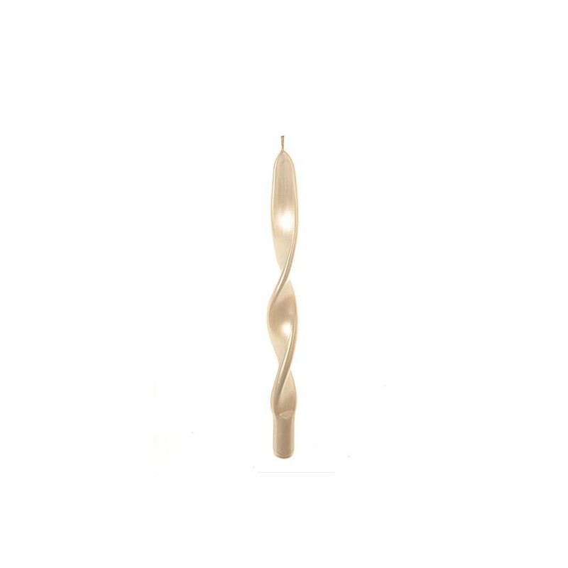 Candela fiamma lucid h cm 29 x d 2,2 cm colore madre perla