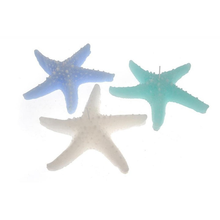 Candela profumata stella marina cm 23xh.6 colori e fragranze assortite