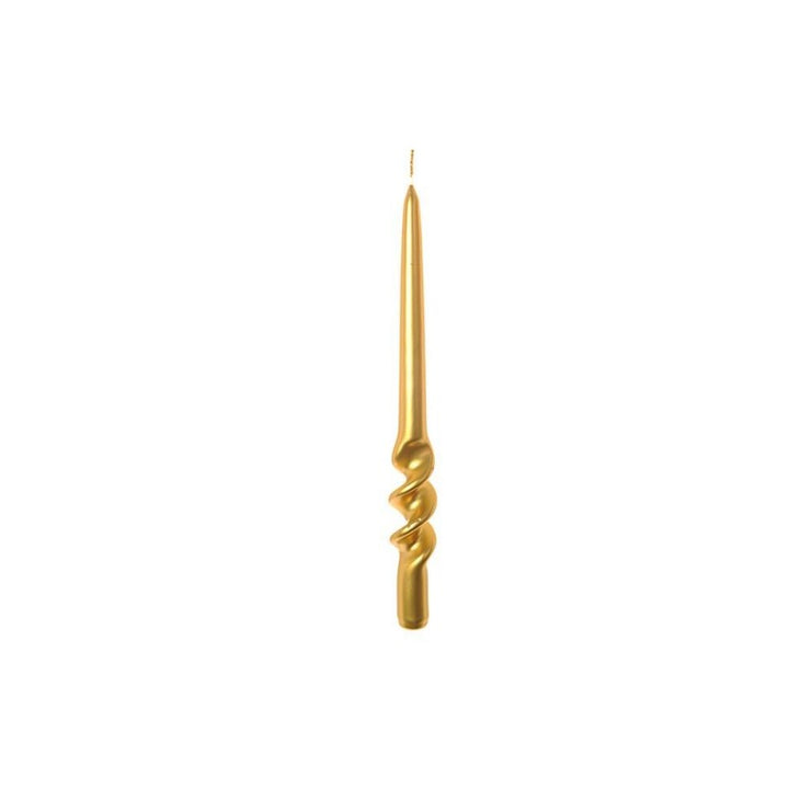 Candela spirale lucida oro