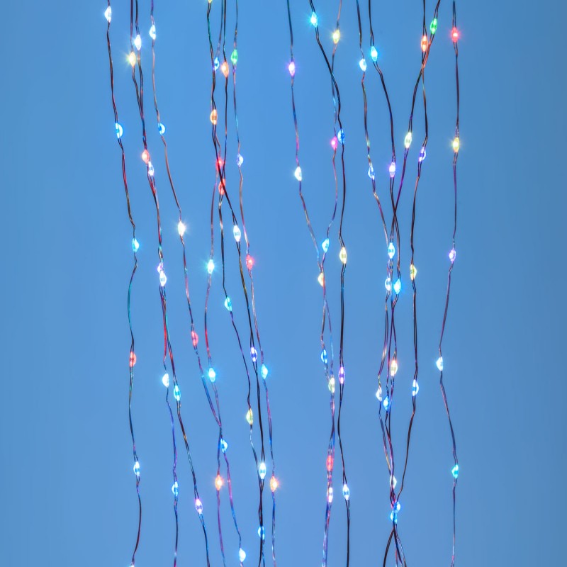 Cascata multicolor 100H con 320 microled Lotti