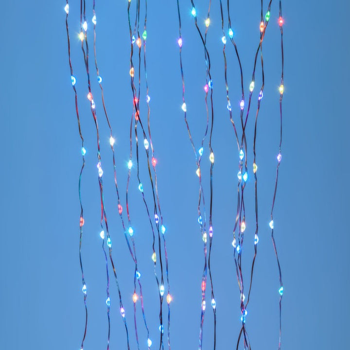 Cascata multicolor 100H con 320 microled Lotti