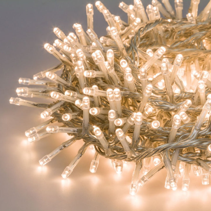 Catena 720 LED bianco caldo con controller Lotti
