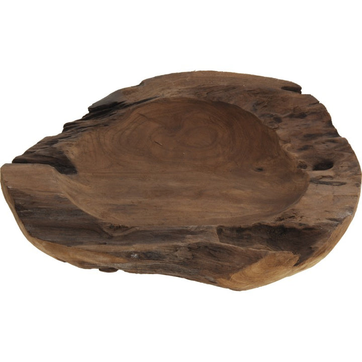 Ciotola In Teak Grezzo Cm 40