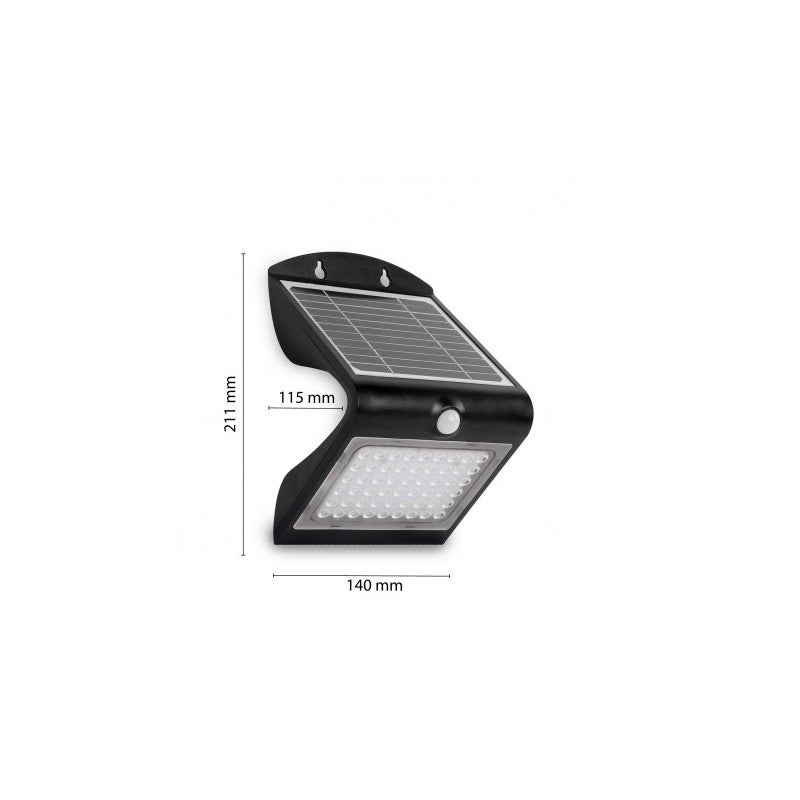 Applique Solare con rilevatore di movimento