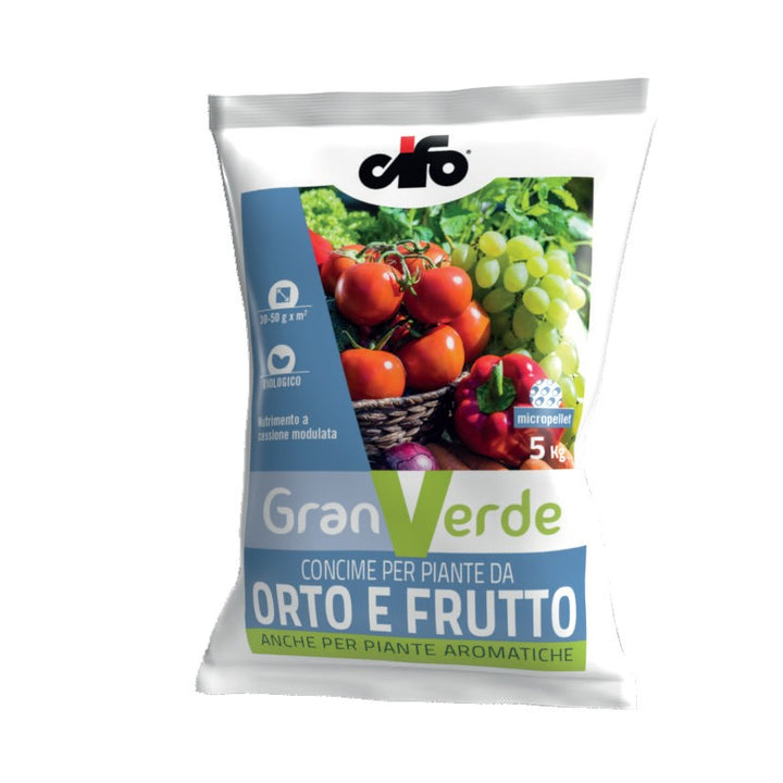 Concime Granverde granulare orto e frutta 5kg