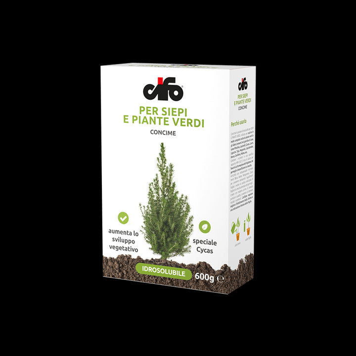 Concime in polvere siepi-piante verdi 600gr