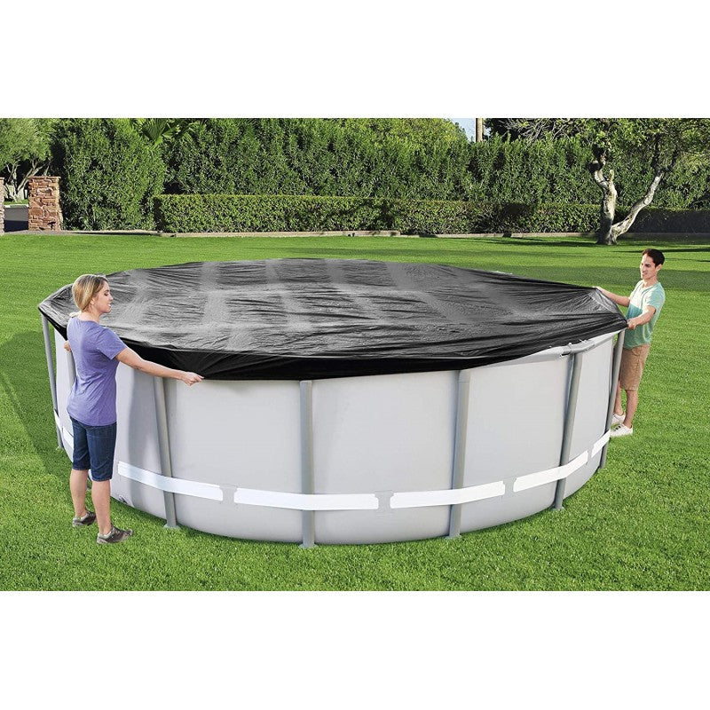 Copripiscina circolare in polietilene diametro 488