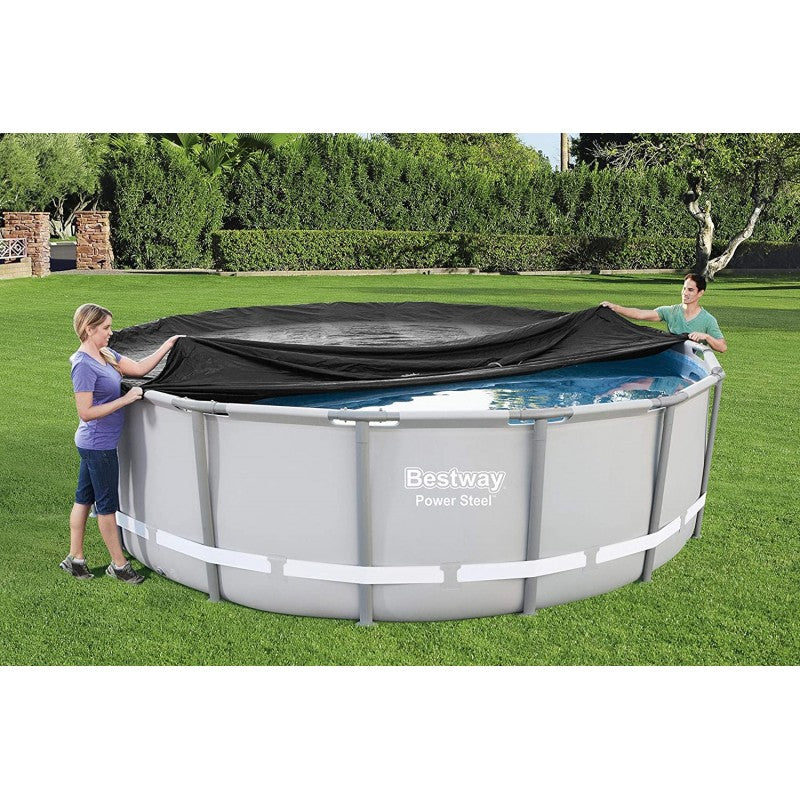 Copripiscina circolare in polietilene diametro 488