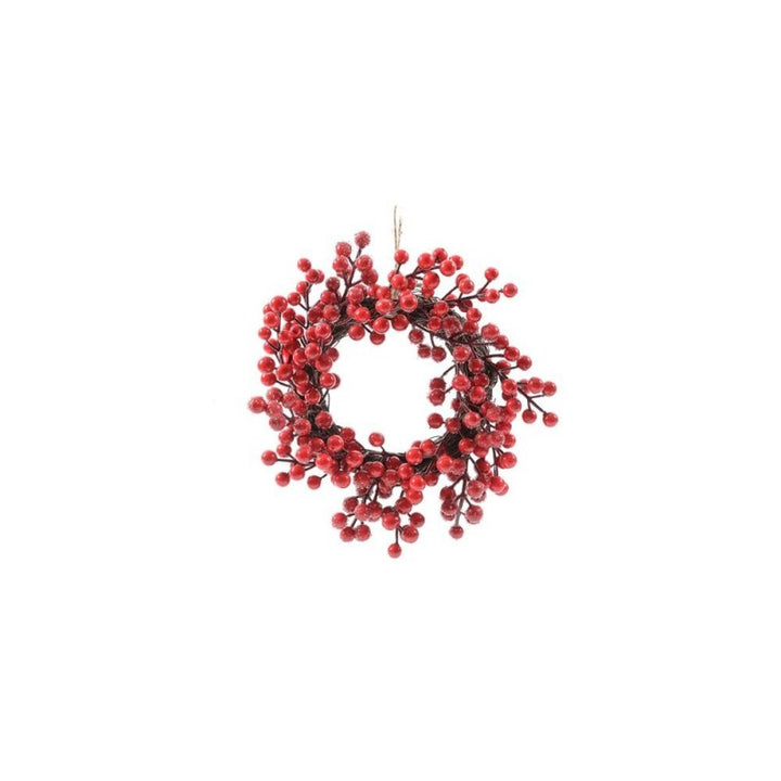 Corona dietroporta bacco con brina 30cm