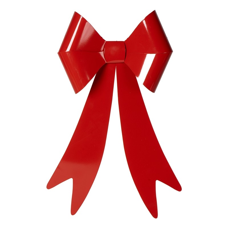 Fuori porta natalizio fiocco rosso | Plathea