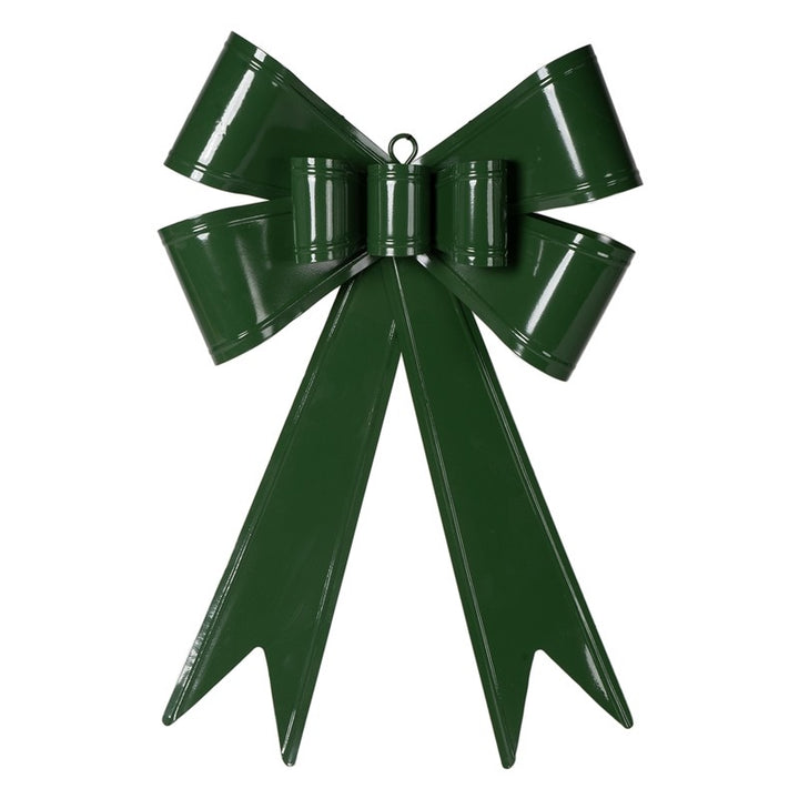 Fuori porta natalizio fiocco verde | Plathea
